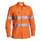 Bisley Taped X-AirFlow HiVis Ripstop Long Sleeve Mens Shirt - BS6416T