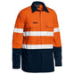 Bisley Tencate Tecasafe Plus 480 Taped HiVis Flame Retardant 2 Tone Long Sleeve Mens Shirt - BS8237T