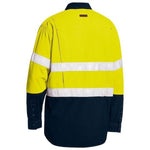 Bisley Tencate Tecasafe Plus 480 Taped HiVis Flame Retardant 2 Tone Long Sleeve Mens Shirt - BS8237T-Queensland Workwear Supplies