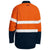 Bisley Tencate Tecasafe Plus 480 Taped HiVis Flame Retardant 2 Tone Long Sleeve Mens Shirt - BS8237T-Queensland Workwear Supplies