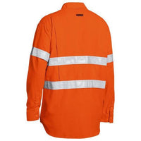 Bisley Tencate Tecasafe Plus 480 Taped HiVis Flame Retardant Long Sleeve Mens Shirt - BS8238T-Queensland Workwear Supplies