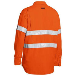 Bisley Tencate Tecasafe Plus 480 Taped HiVis Flame Retardant Long Sleeve Mens Shirt - BS8238T