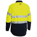 Bisley Tencate Tecasafe Plus 700 Taped HiVis Flame Retardant 2 Tone Long Sleeve Mens Shirt - BS8082T-Queensland Workwear Supplies