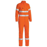 Bisley Tencate Tecasafe Plus 700 Taped HiVis Flame Retardant Vented Mens Engineered Coverall - BC8085T-Queensland Workwear Supplies