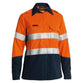Bisley Tencate Tecasafe Plus 700 Womens Taped HiVis Flame Retardant Long Sleeve Shirt - BL8082T