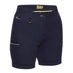 Bisley Womens Stretch Mid Rise Shorts - BSHL1015-Queensland Workwear Supplies
