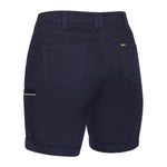 Bisley Womens Stretch Mid Rise Shorts - BSHL1015-Queensland Workwear Supplies
