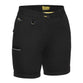 Bisley Womens Stretch Mid Rise Shorts - BSHL1015