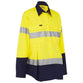 Bisley Womens Taped HiVis 2 Tone Maternity Long Sleeve Drill Shirt - BLM6456T