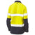 Bisley Womens Taped HiVis Stretch V-Neck Closed Front Long Sleeve Shirt - BLC6064T-Queensland Workwear Supplies
