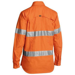 Bisley Womens Taped HiVis X-AirFlow Ripstop Long Sleeve Shirt - BL6416T