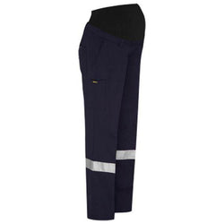 Bisley Womens Taped Maternity Drill Work Pants - BPLM6009T