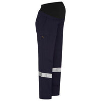 Bisley Womens Taped Maternity Drill Work Pants - BPLM6009T-Queensland Workwear Supplies