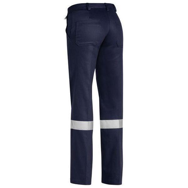 Bisley Womens Taped Original Drill Work Pants - BPL6007T-Queensland Workwear Supplies