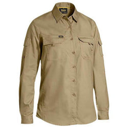 Bisley Womens X-Airflow Ripstop Long Sleeve Shirt - BL6414