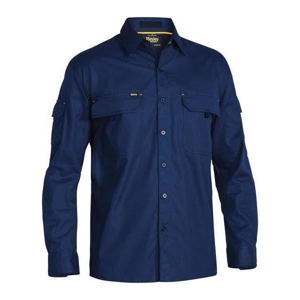 Bisley X Airflow Ripstop Long Sleeve Shirt - BS6414-Queensland Workwear Supplies