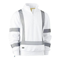 Bisley X Taped 1/4 Zip Unisex Pullover - BK6321XT