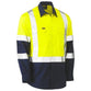 Bisley X Taped Biomotion 2 Tone HiVis Lightweight Long Sleeve Drill Shirt - BS6696XT