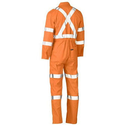 Bisley X Taped Biomotion HiVis Lightweight Coveralls - BC6316XT