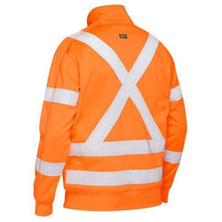 Bisley X Taped HiVis 1/4 Zip Pullover - BK6814XT