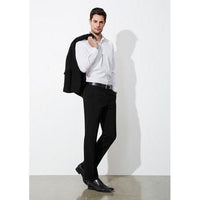 Biz Classic Flat Front Tailored Pants - BS29210-Queensland Workwear Supplies