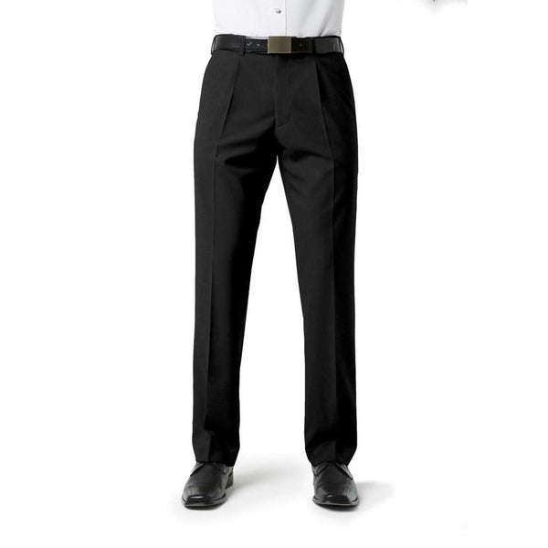 Biz Classic Pleat Front Tailored Pants - BS29110-Queensland Workwear Supplies