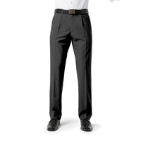 Biz Classic Pleat Front Tailored Pants - BS29110-Queensland Workwear Supplies