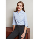 Biz Collection Ladies Ambassador 3/4 Sleeve Shirt - S29521-Queensland Workwear Supplies