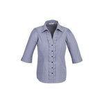 Biz Collection Ladies Edge 3/4 Sleeve Shirt - S267LT-Queensland Workwear Supplies