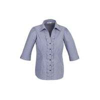 Biz Collection Ladies Edge 3/4 Sleeve Shirt - S267LT-Queensland Workwear Supplies