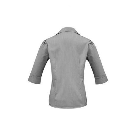 Biz Collection Ladies Edge 3/4 Sleeve Shirt - S267LT-Queensland Workwear Supplies