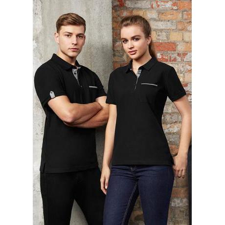 Biz Collection Ladies Edge Polo - P305LS-Queensland Workwear Supplies