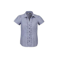 Biz Collection Ladies Edge Short Sleeve Shirt - S267LS-Queensland Workwear Supplies