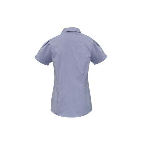 Biz Collection Ladies Edge Short Sleeve Shirt - S267LS-Queensland Workwear Supplies
