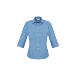 Biz Collection Ladies Ellison 3/4 Sleeve Shirt - S716LT-Queensland Workwear Supplies