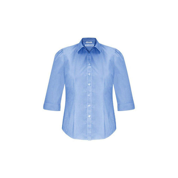 Biz Collection Ladies Euro 3/4 Sleeve Shirt - S812LT-Queensland Workwear Supplies