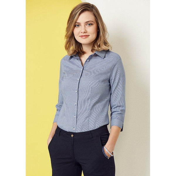 Biz Collection Ladies Jagger 3/4 Sleeve Shirt Shirt - S910LT-Queensland Workwear Supplies