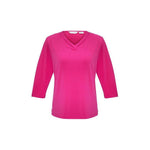 Biz Collection Ladies Lana 3/4 Sleeve Top - K819LT-Queensland Workwear Supplies