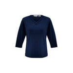 Biz Collection Ladies Lana 3/4 Sleeve Top - K819LT-Queensland Workwear Supplies