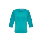Biz Collection Ladies Lana 3/4 Sleeve Top - K819LT-Queensland Workwear Supplies