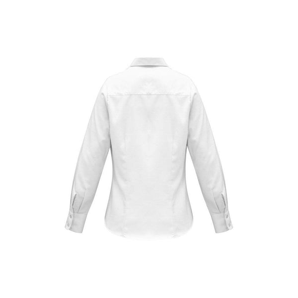 Biz Collection Ladies Luxe Long Sleeve Shirt - S118LL-Queensland Workwear Supplies