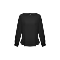 Biz Collection Ladies Madison Boatneck Blouse - S828LL-Queensland Workwear Supplies