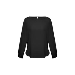 Biz Collection Ladies Madison Boatneck Blouse - S828LL
