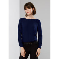 Biz Collection Ladies Madison Boatneck Blouse - S828LL-Queensland Workwear Supplies