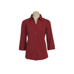 Biz Collection Ladies Metro 3/4 Sleeve Shirt - LB7300-Queensland Workwear Supplies