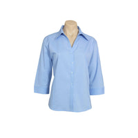 Biz Collection Ladies Metro 3/4 Sleeve Shirt - LB7300-Queensland Workwear Supplies