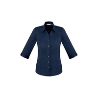 Biz Collection Ladies Monaco 3/4 Sleeve Shirt - S770LT-Queensland Workwear Supplies