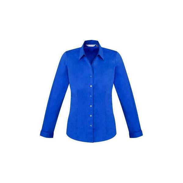 Biz Collection Ladies Monaco Long Sleeve Shirt - S770LL-Queensland Workwear Supplies
