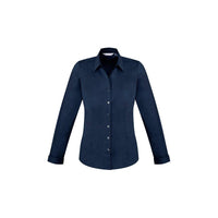Biz Collection Ladies Monaco Long Sleeve Shirt - S770LL-Queensland Workwear Supplies