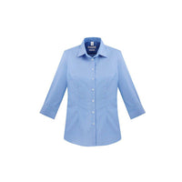 Biz Collection Ladies Regent 3/4 Sleeve Shirt - S912LT-Queensland Workwear Supplies